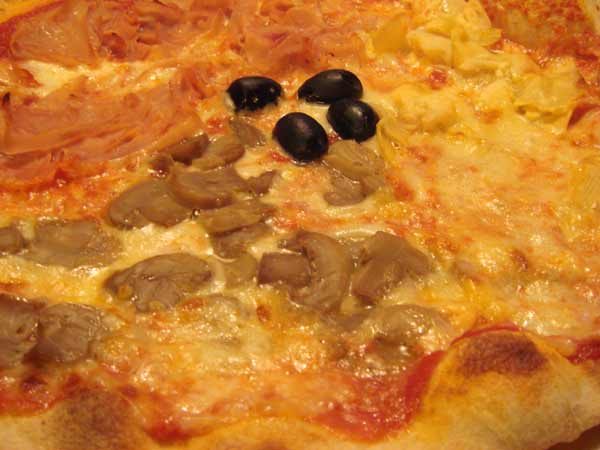 Pizza Quattro Stagioni (Four Seasons)